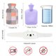 thumbnail image 3 of Botella de agua caliente Toxin Rubber de 1000 ml con 2 fundas de felpa, 3 of 6