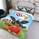 thumbnail image 3 of Bing TV Conjunto de sábanas temático, trío de piezas, cómodo y amigable con la piel, diseño único, regalo de decoración para el hogar para familiares, amigos y fans,135cm *200cm, 3 of 6