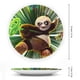 thumbnail image 2 of Kung Fu Panda Plato decorativo de porcelana fina (bone china), plato decorativo de cerámica para hogar, oficina, soporte de pared, platos decorativos para dormitorio - 6 pulgadas (15 cm), 2 of 6