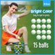 thumbnail image 2 of Pelotas de Golf de Espuma D‑Xam 41 mm Multicolor – Pack de Práctica, 2 of 9