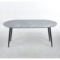 M&Ms - Extensible Table,Dining Table,Office Table,Coffee Table,Metal Leg,100/140/180X100X75Cm