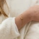 thumbnail image 2 of Pulsera con una Estrella de Mar con Circones de Plata 925 enchapada en Oro de 18k, 2 of 2