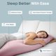 thumbnail image 2 of Almohada corporal con peso SleepCloud 3 kg, efecto refrescante, 122 x 36 cm, 2 of 7
