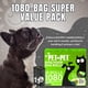 thumbnail image 4 of Bolsas Para Excrementos De Perro 1080 Unidades Negras 38% A Base De Plantas, 4 of 6