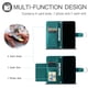 thumbnail image 5 of Funda Acolchada con Anilla y Correa para iPhone 15 Pro Max Slots para Tarjetas Verde, 5 of 5
