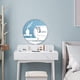thumbnail image 4 of Espejo de pared redondo de 2 piezas, espejo acrílico autoadhesivo grande, espejo redondo adhesivo, espejo decorativo para baño de 30 cm para decoración del hogar Lumten, 4 of 5