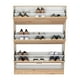 thumbnail image 3 of Zapatero 3 Cajones Amplios Fm-002c Café Claro Blanco, 3 of 11