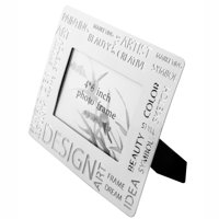 Homeessentials - Marco De Fotos Metal Diseño Moderno Blanco