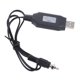 thumbnail image 1 of Cable Adaptador De Cargador De Controlador De Encendedor De Bujía Incandescente USB Macho De 1,2 V Para Coches RC, 1 of 5