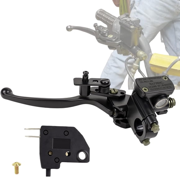 Cilindro Maestro de Freno Hidráulico Poweka 22 mm 7/8" Izquierdo para Cuatrimoto y Motocicleta