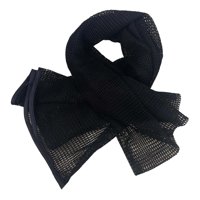 Magideal - Bufanda De Malla De Red Bufanda Para Exteriores Actividades Al Aire Libre Mujeres Hombres Pañuelo Ciclismo Negro