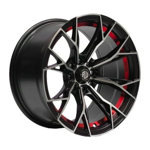 Pw Motor Sport - Set 4 Llantas 15X8 4X100/4X108 Et15 Superspeed Mbm-Uc-Red