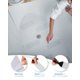 thumbnail image 4 of Adhesivos para bañera Clear Bloom XXL, antideslizantes, 12 unidades, 4 of 9