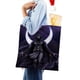 thumbnail image 4 of Moon Knight Bolso de tela con estampado de lienzo para mujer, bolsa de compras reutilizable y estética, con cremallera interior, regalo para mujer,38*45cm., 4 of 6