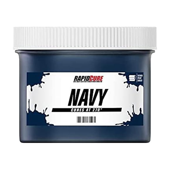 Tinta para serigrafía Rapid Cure color azul marino, 946 ml