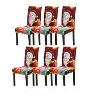 Rouss - Set De 6 Fundas Para Sillas De Navidad N08
