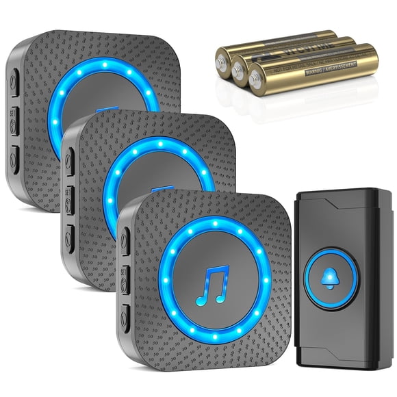 Timbre inalámbrico SURFOU, 400 m, IP55, 110 dB, 55 tonos