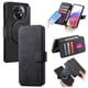 thumbnail image 1 of Funda Billetera Magnética para Realme 13 Plus 5G Soporte Tarjetas Desmontable Negro, 1 of 6