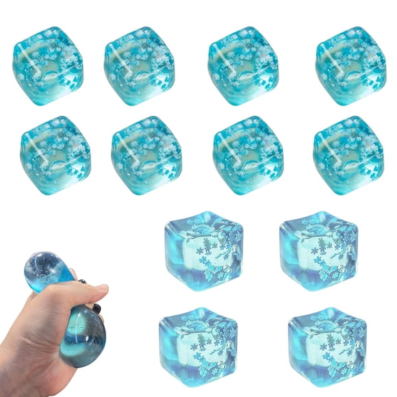 Juguete Antiestrés AHYCS Cubo 3,5 cm Copo de Nieve 12 uds
