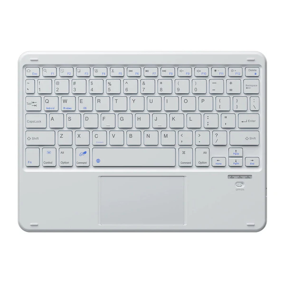 Teclado Bluetooth Blackview K2 Universal Blanco Para Tablets