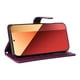thumbnail image 3 of FOXDOCK Funda tipo Cartera para Xiaomi Redmi Note 14s – Cubierta de Cuero PU con Múltiples Ranuras, Bolsillo para Efectivo y Correa de Muñeca, 3 of 6