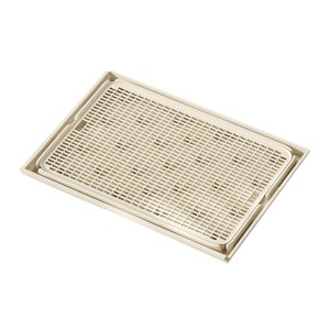 Ioensy - Alfombrilla Para Arena Para Gatos Alfombrilla Para Arena Para Gatos Alfombrilla Ligera Y Resistente Para Atrapar Arena Para Gatos Café