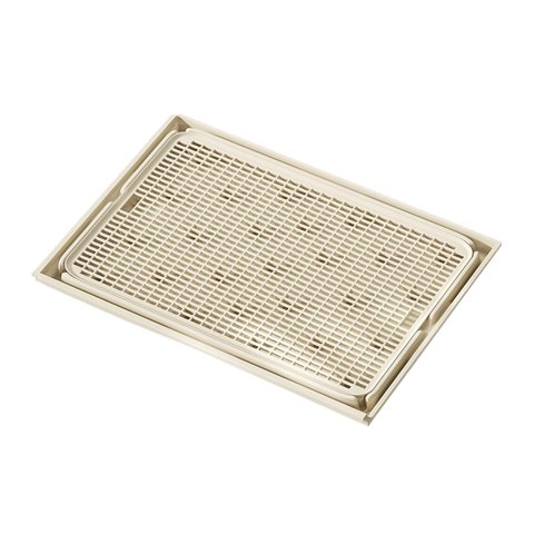 Ioensy - Alfombrilla Para Arena Para Gatos Alfombrilla Para Arena Para Gatos Alfombrilla Ligera Y Resistente Para Atrapar Arena Para Gatos Café