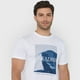 thumbnail image 3 of Polera Hombre Focal Print Floral Blanco Corona, 3 of 5