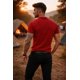 thumbnail image 2 of Polera Pique/polo Basica 100% Algodon Manga Corta 240g/m Rojo L Lisa, 2 of 3