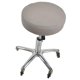 thumbnail image 5 of Cojín De Asiento De Silla De Cubierta De Taburete De Bar Redondo Elástico 40 Cm Gris, 5 of 5