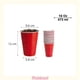 thumbnail image 3 of 100 Vasos Plasticos Vaso Desechable Grande Bicolor 16oz 473ml Rojo 473 Ml, 3 of 10