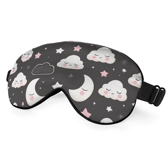 Máscara para Dormir NOHSHE 21x10 cm Nubes de Seda Ajustable