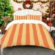 thumbnail image 1 of with an Orange Rice Distressed Pattern This Printed Duvet Cover Set Includes a Duvet Cover And Two Pillowcases Made from Soft And Comfortable Materials Perfect, 1 of 1