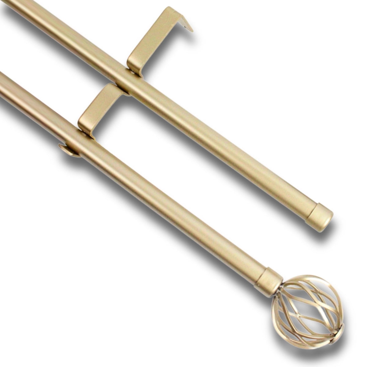 Barras De Cortina 19mm Extensibles Metálicas 120-210 Cm Guiza