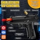 thumbnail image 3 of Pistola de juguete Calithor con expulsión automática de proyectiles con 100 balas blandas, 3 of 7