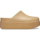 thumbnail image 5 of Zapatos Crocs Dylan Clog Mule Platform de piel de trigo para mujer, 5 of 7