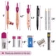 thumbnail image 3 of Set Geometry Mr. Pen, 15 unidades, oro rosa y rosa con funda, 3 of 8