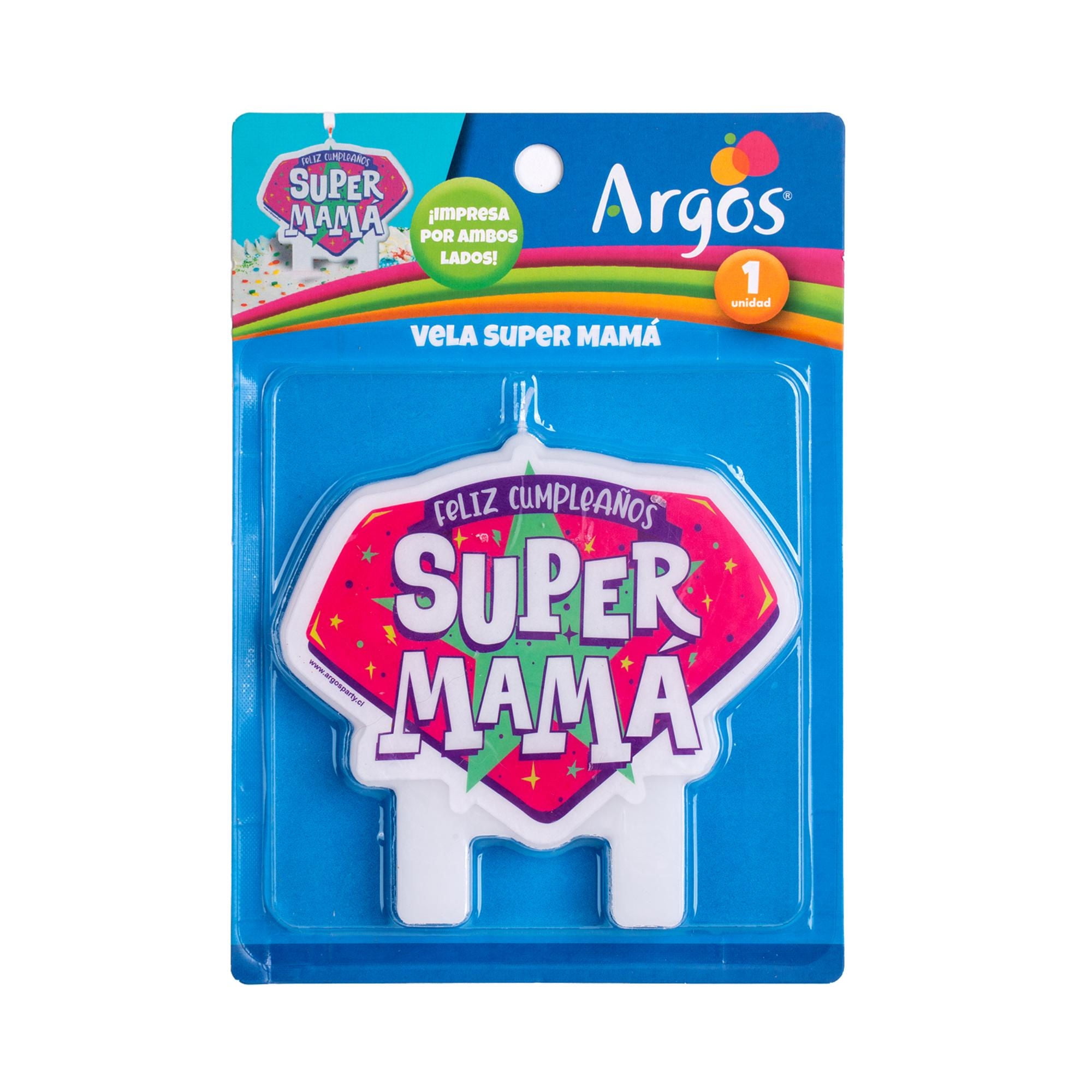 Vela Super Mamá Argos
