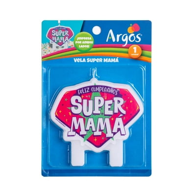 Vela Super Mamá  Argos