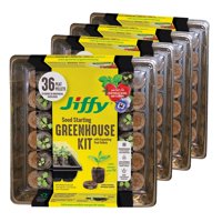 Kit De Bandejas De Siembra De Semillas Jiffy Para Plántulas De 36 Celdas Con Invernadero