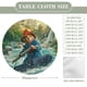 thumbnail image 2 of Paddington En Perú theme Fitted Round Tablecloths Elastic Edged Table Covers Waterproof Table Cloth For Kitchen Holiday Party Tables Decor 120cm, 2 of 6