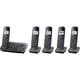 thumbnail image 2 of Teléfono Panasonic KX-TGE645M con 5 auriculares DECT y contestador, 2 of 3