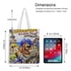 thumbnail image 5 of Scooby Doo Pirates Bolso de tela con estampado de lienzo para mujer, bolsa de compras reutilizable y estética, con cremallera interior, regalo para mujer, 35 × 40 cm., 5 of 6