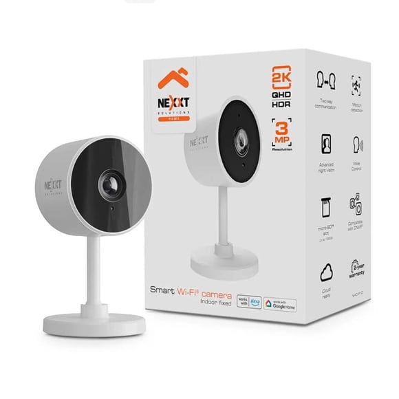Cámara Wi-Fi Interior Nexxt NHC-IF10 2K QHD, Visión Nocturna