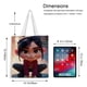 thumbnail image 5 of Vanellope Bolso de tela con estampado de lienzo para mujer, bolsa de compras reutilizable y estética, con cremallera interior, regalo para mujer,38*45cm., 5 of 6