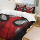 thumbnail image 3 of Spiderman face 3 Piece Sets Full/Queen Size - Reversible Microfiber Quilts with 2 Shams Soft Lightweight Bedspread Coverlet Comforter for All Season Bed Sheets, 3 of 5