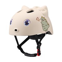 Ioensy - Casco De Bicicleta Para Niños, Niñas Y Niños, Para Deportes Al Aire Libre, Patinaje Sobre Ruedas, Monopatín, Dinosaurio, 51 A 54 Cm