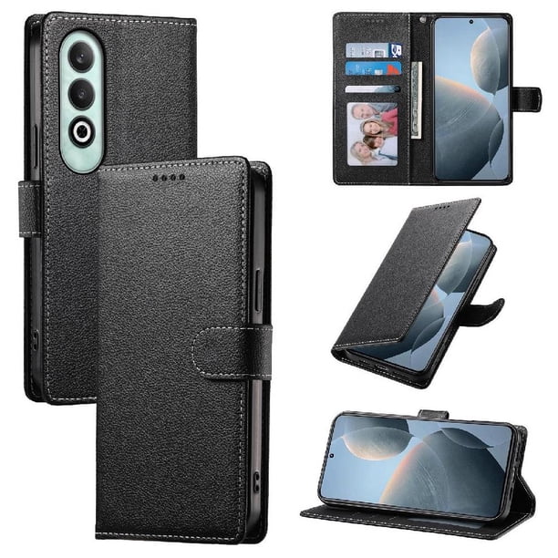 Funda para FOXDOCK OnePlus Nord CE 4 5G– Cuero Premium, 3 ranuras para tarjetas, Protección contra impactos