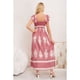 thumbnail image 3 of Maxi Vestido Largo Verano Mujer Estampado Casual Sin Mangas 3380, 3 of 3