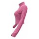 thumbnail image 3 of Chaqueta Deportiva Mujer Ajustada Cuello Alto Con Cierre Rosa, 3 of 4